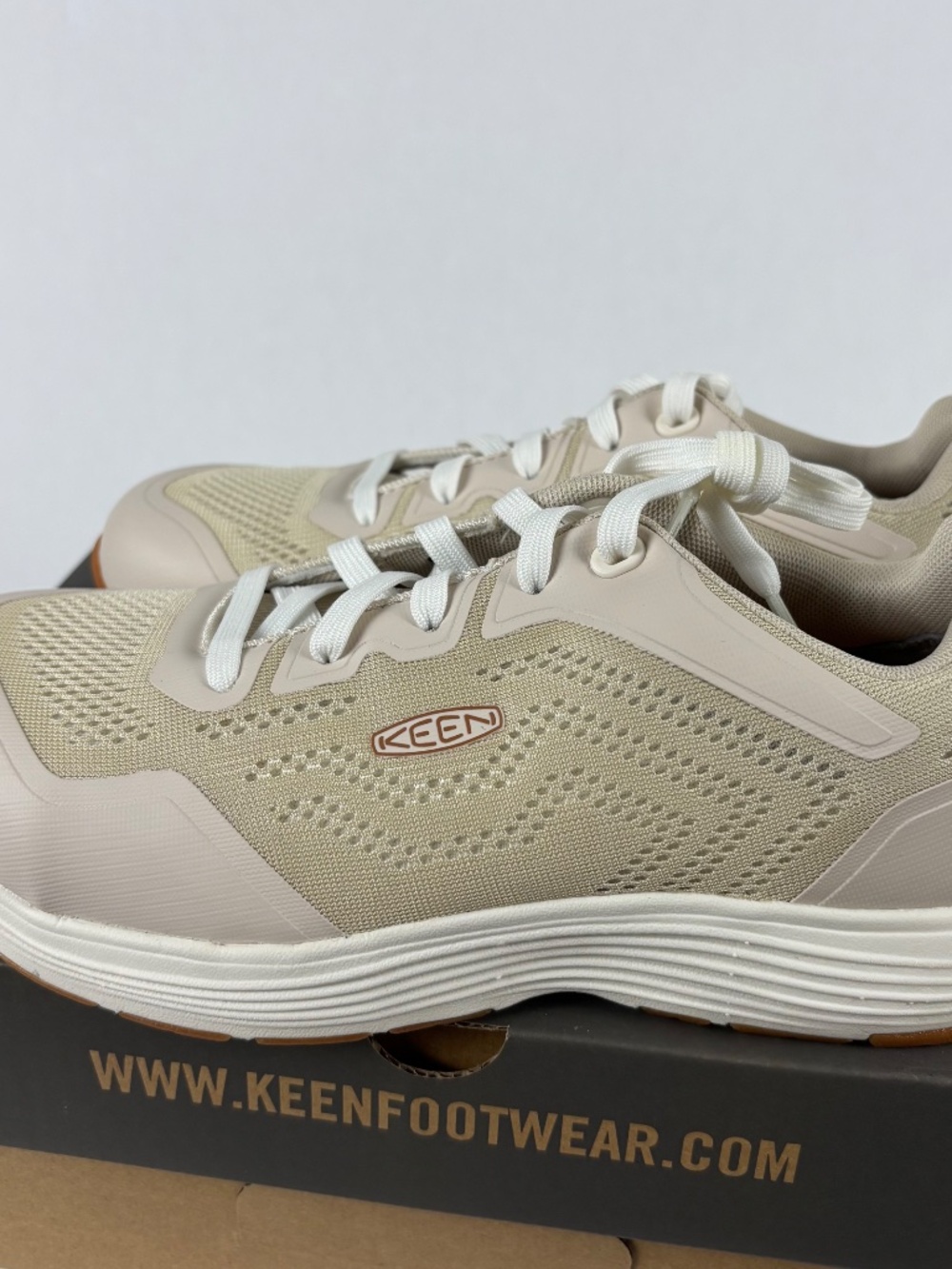 KEEN, Utility, Sparta 2, Industrial, Work Shoes Women's Cream Alloy Toe Size 8.5 - Picture 6 of 13